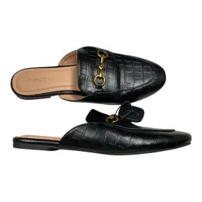 Shoes Flats By Cmc In Black & Gold, Size:8.5 Harbor Step