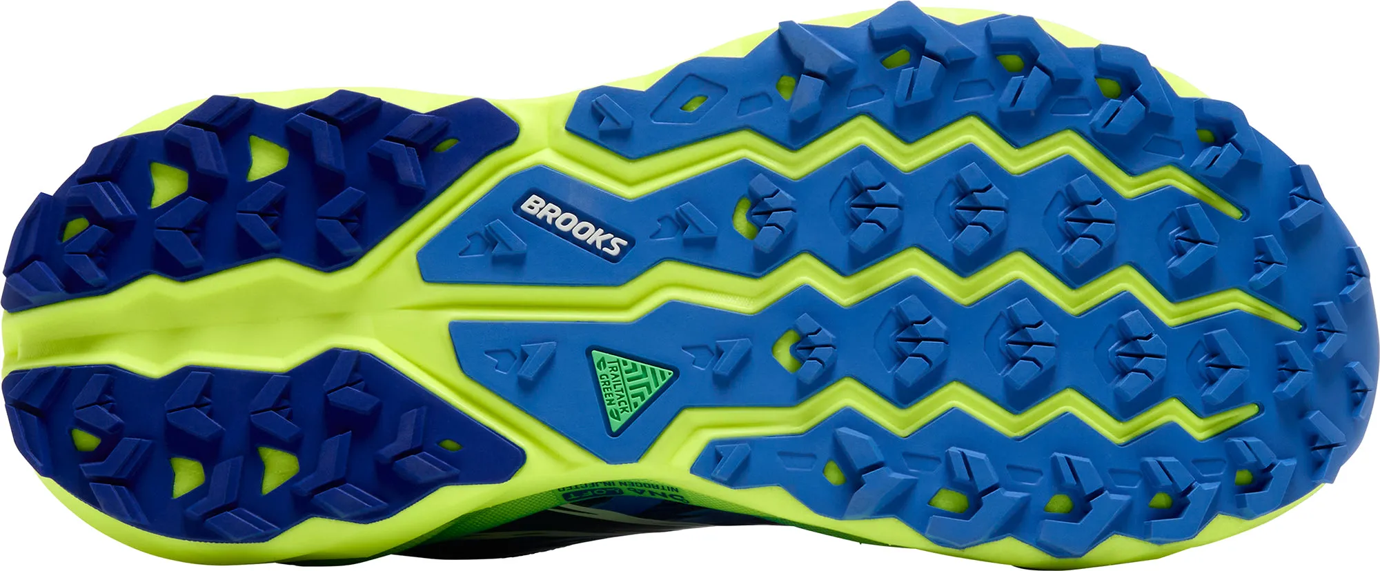 shock - absorbing sole shoes Low Profile Design Brooks Cascadia 19 WIDE FIT Mens Trail Running Shoes - Blue