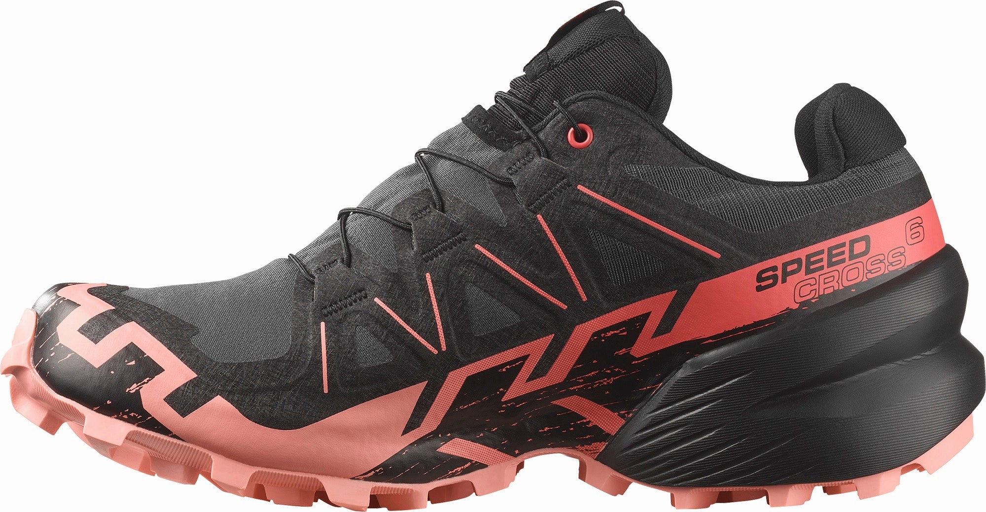 foam - filled shoes Salomon Speedcross 6 GORE-TEX Womens Trail Running Shoes - Black