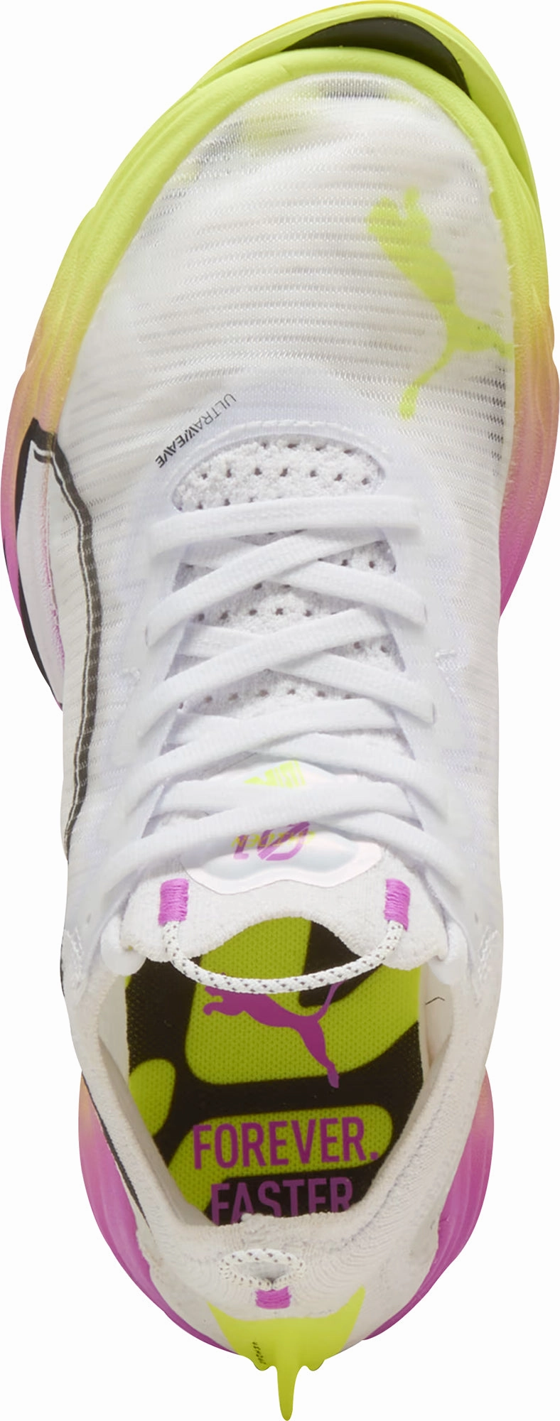 Puma Fast-R Nitro Elite 2 Ekiden Glow Womens Running Shoes - White straight - last shoes quiet shoes
