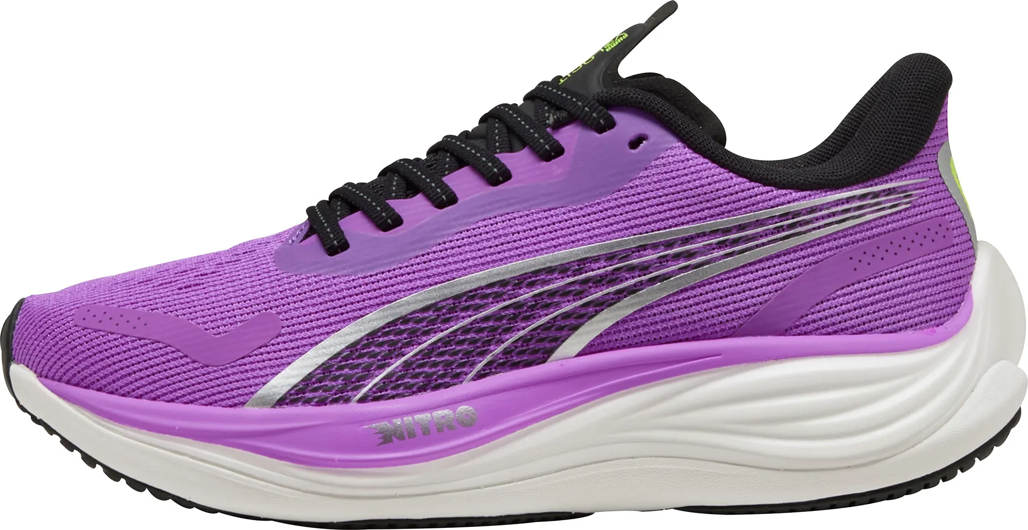 Puma Velocity Nitro 3 Womens Running Shoes - Purple Reinforced Eyelet Durability Compression Molding