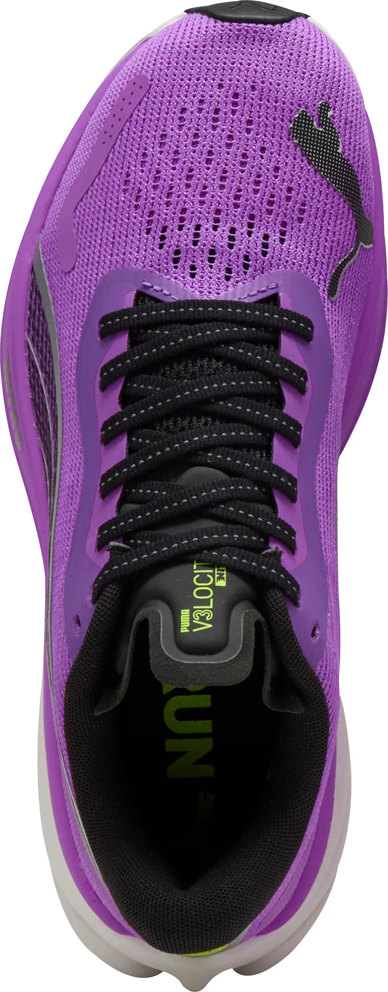Shock Absorbing Sole Design Puma Velocity Nitro 3 Womens Running Shoes - Purple