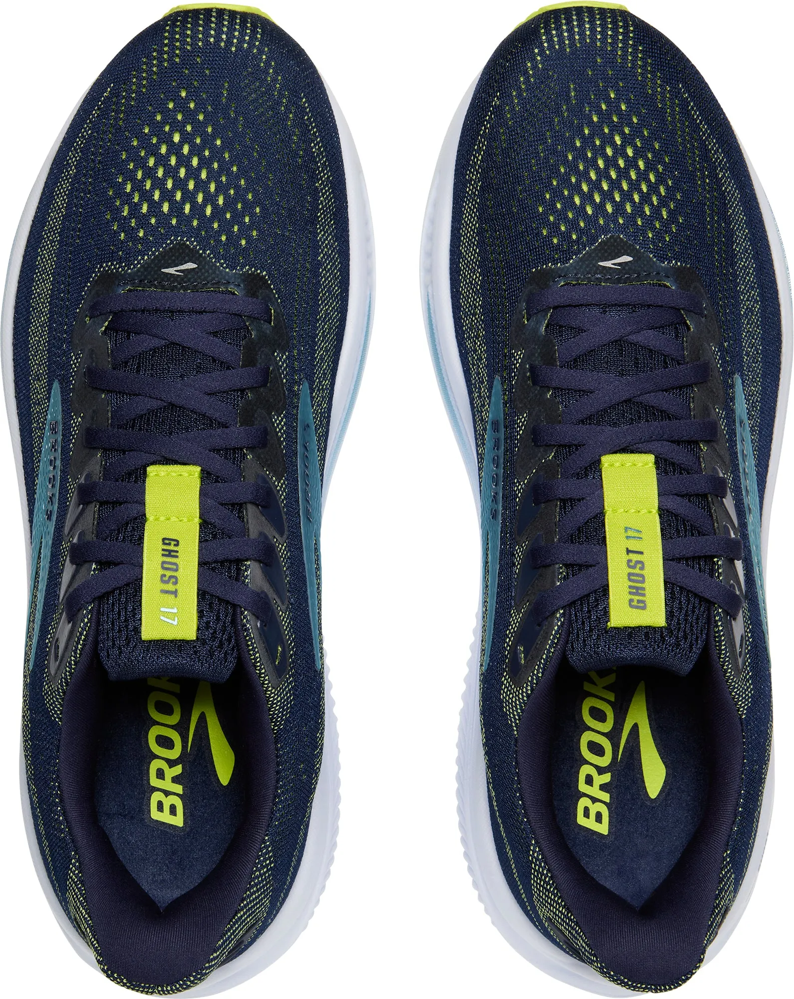 Brooks Ghost 17 Mens Running Shoes - Blue satin - finish - design shoes modern - style shoes