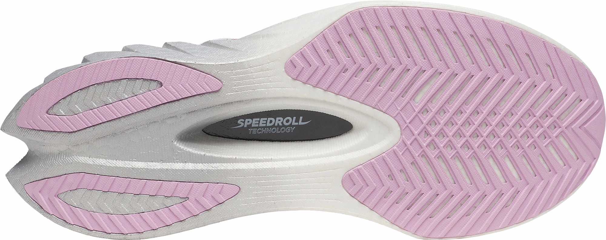 Foot Shock Diffusion Breathable Mesh Panels Saucony Endorphin Pro 4 Womens Running Shoes - Pink