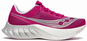 historical - themed running wear Uneven terrain Saucony Endorphin Pro 4 Womens Running Shoes - Pink