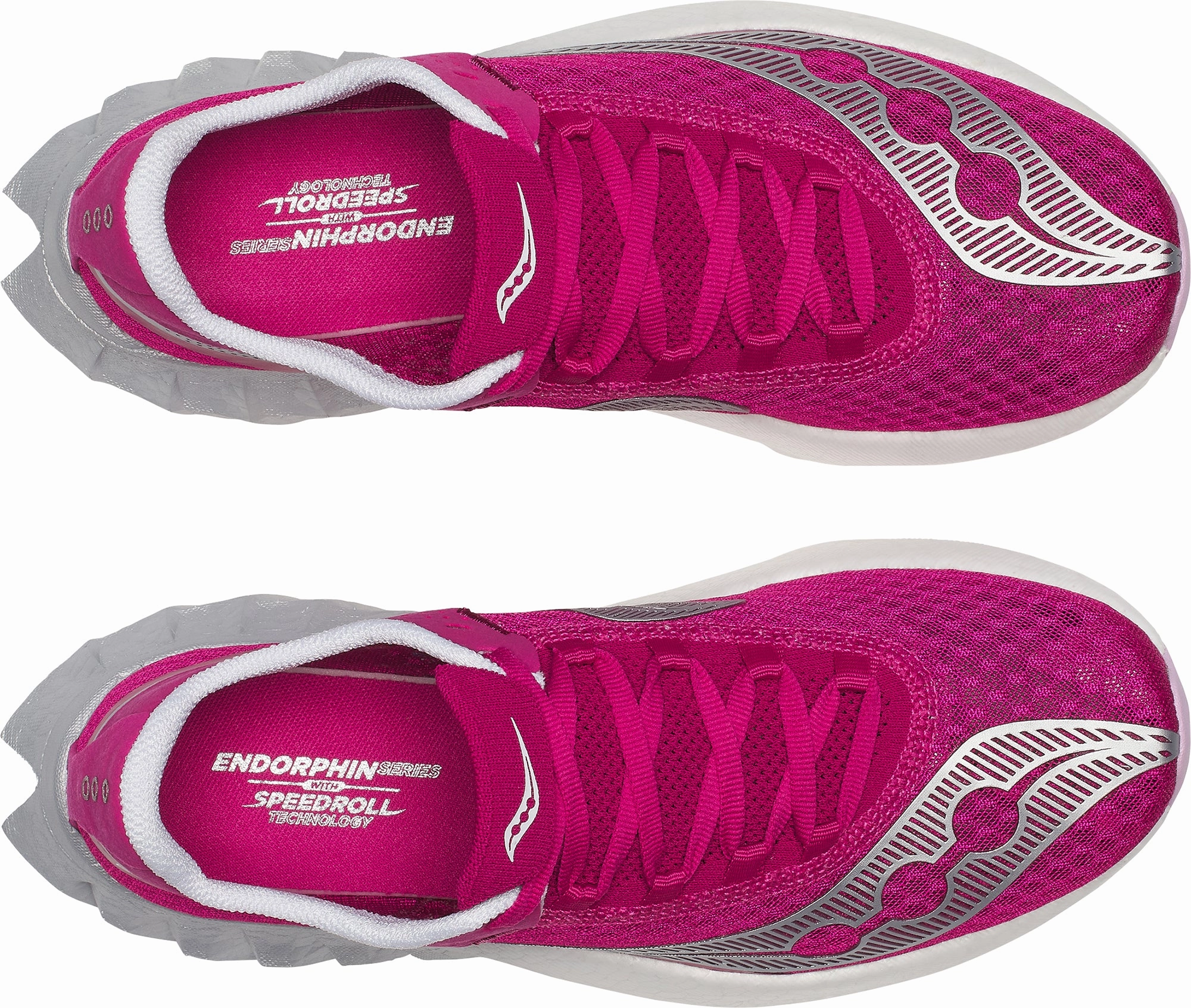 Saucony Endorphin Pro 4 Womens Running Shoes - Pink stretchy running gear fitness activities
