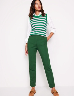 Highgate Ponte Trousers-Pine Timeless Comfort Wear