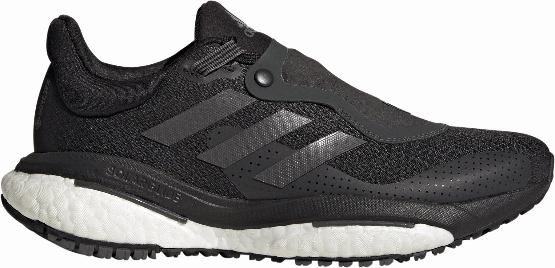 adidas Solar Glide 5 GORE-TEX Womens Running Shoes - Black Rolling Gait Optimized