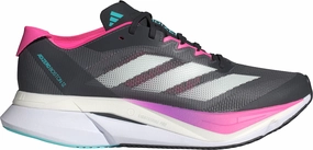 adidas Adizero Boston 12 Womens Running Shoes - Grey professional runner Airflow Ventilation Ports
