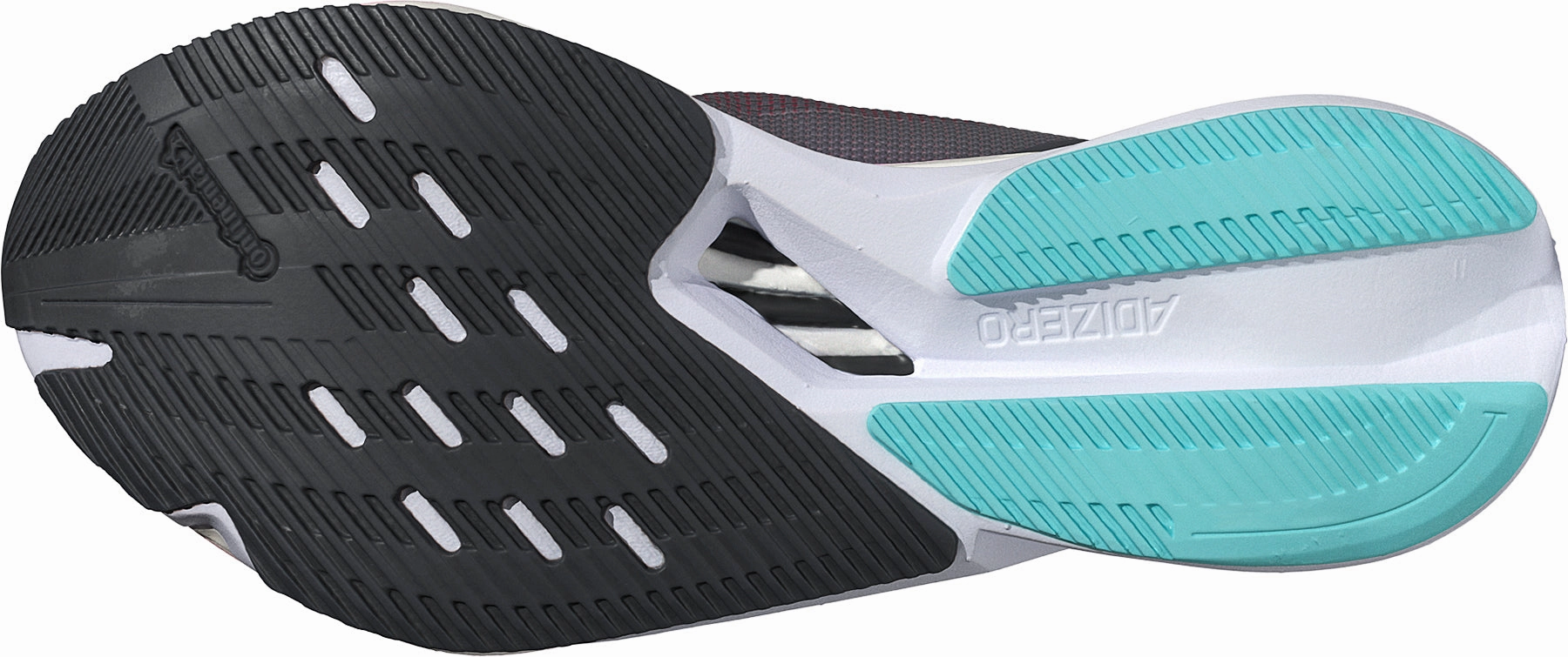 adidas Adizero Boston 12 Womens Running Shoes - Grey tear - resistant - fabric shoes Ergonomic Lace System