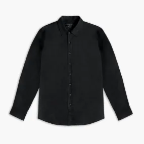 Linen Shirt | Black Active Layer vacation wear