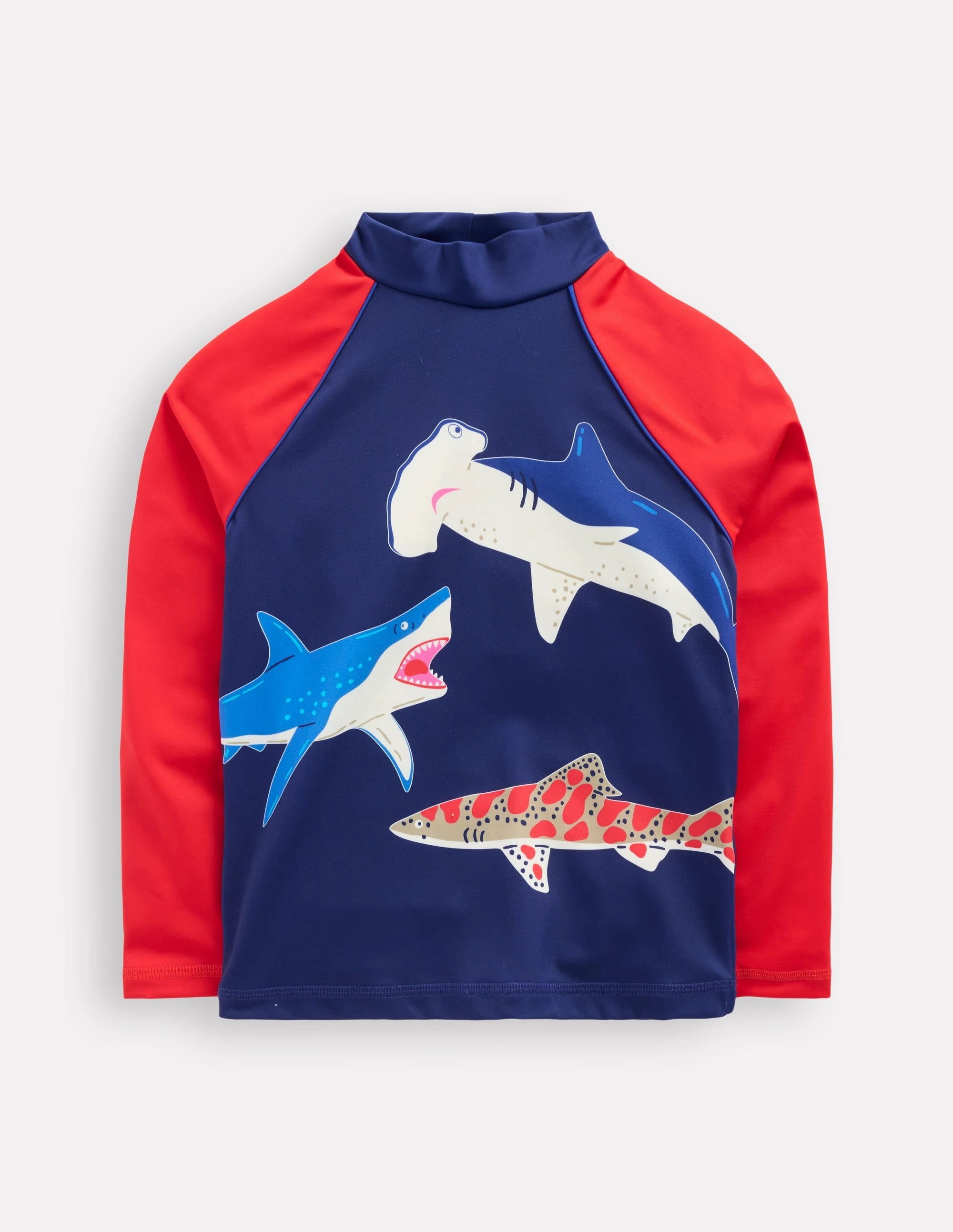 Quick Evaporate Tech Logo Rash Vest-College Navy Sharks