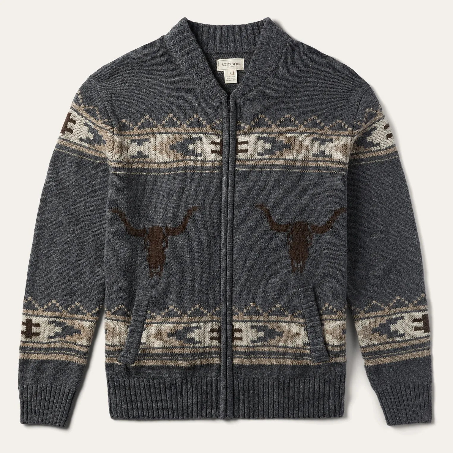 Soft Weather Wear Longhorn Cardigan