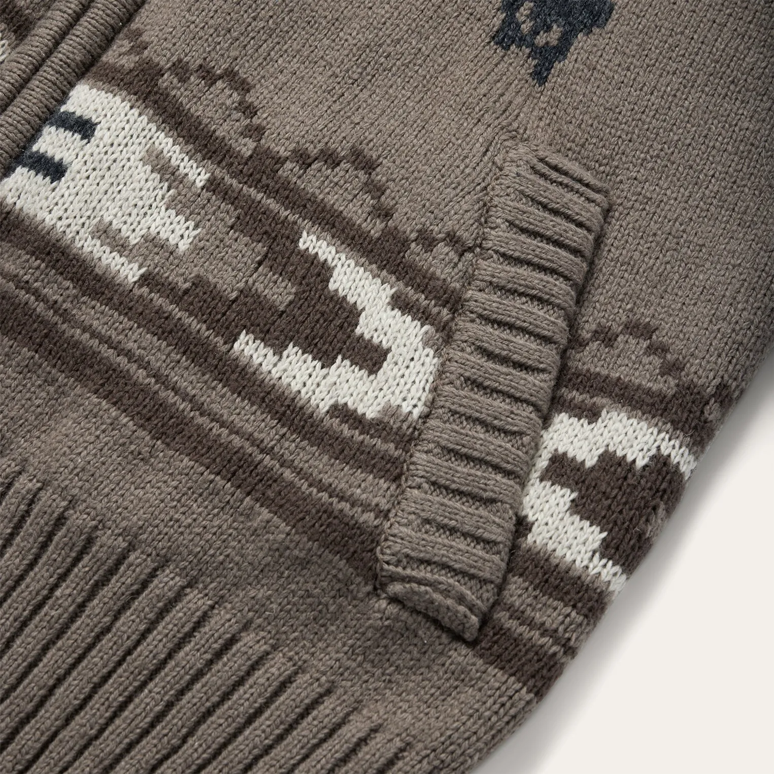 Longhorn Cardigan Smooth Glide Fasteners Non Irritating Seams