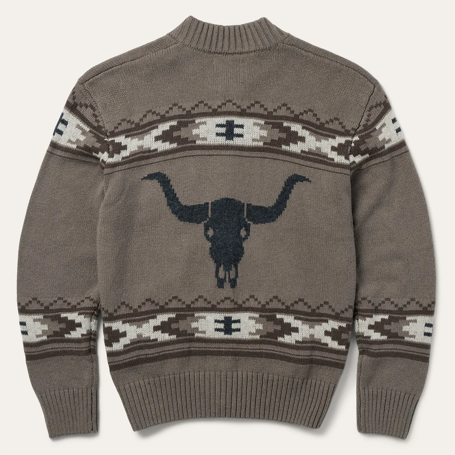 Longhorn Cardigan Seamless Welded Construction Versatile Layering