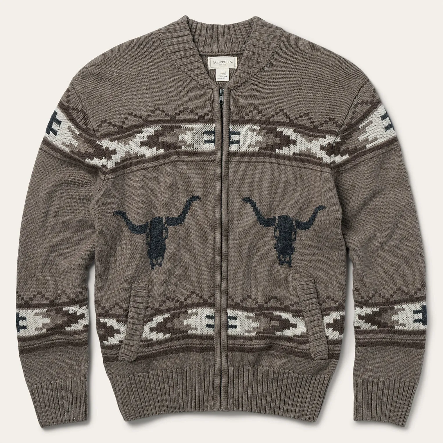 Longhorn Cardigan Long Sleeve Minimal Travel Look