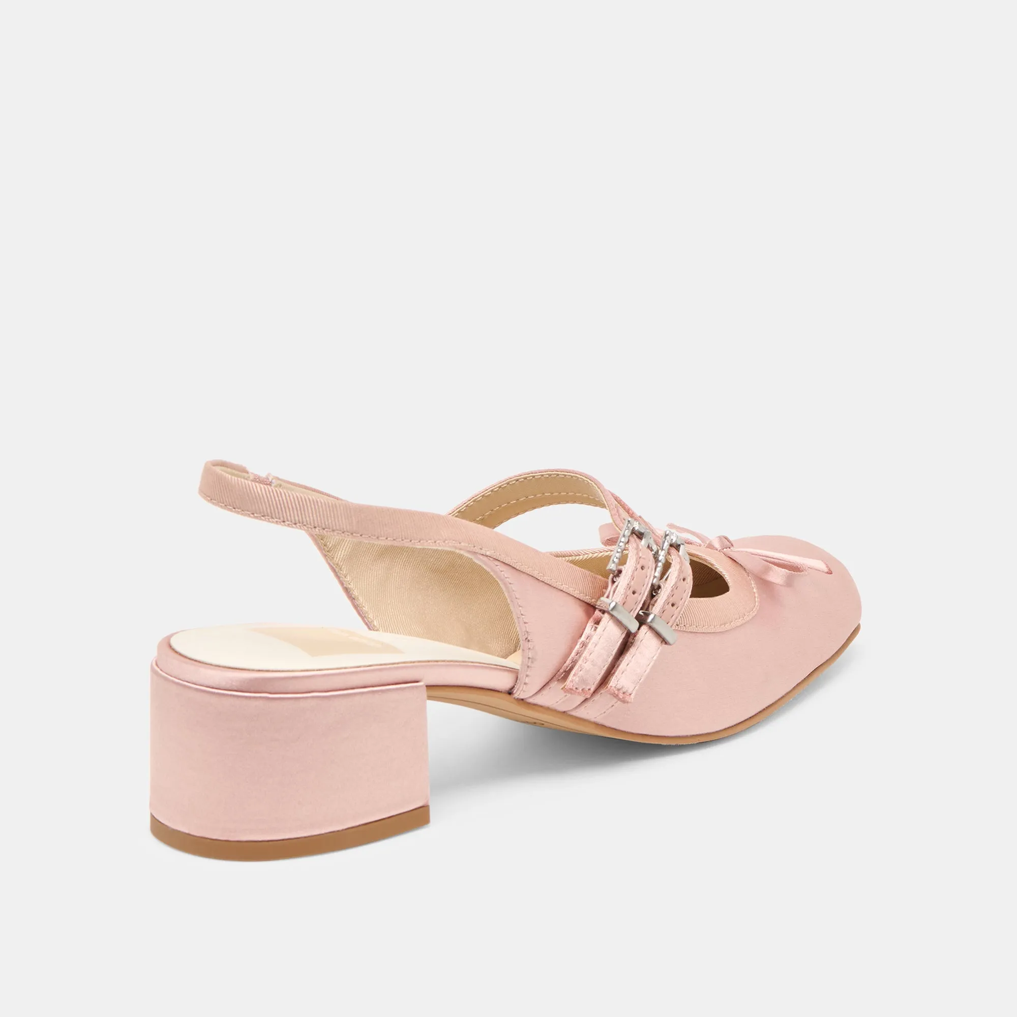 Camp Glow Autumn Soft LORIS HEELS BLUSH SATIN