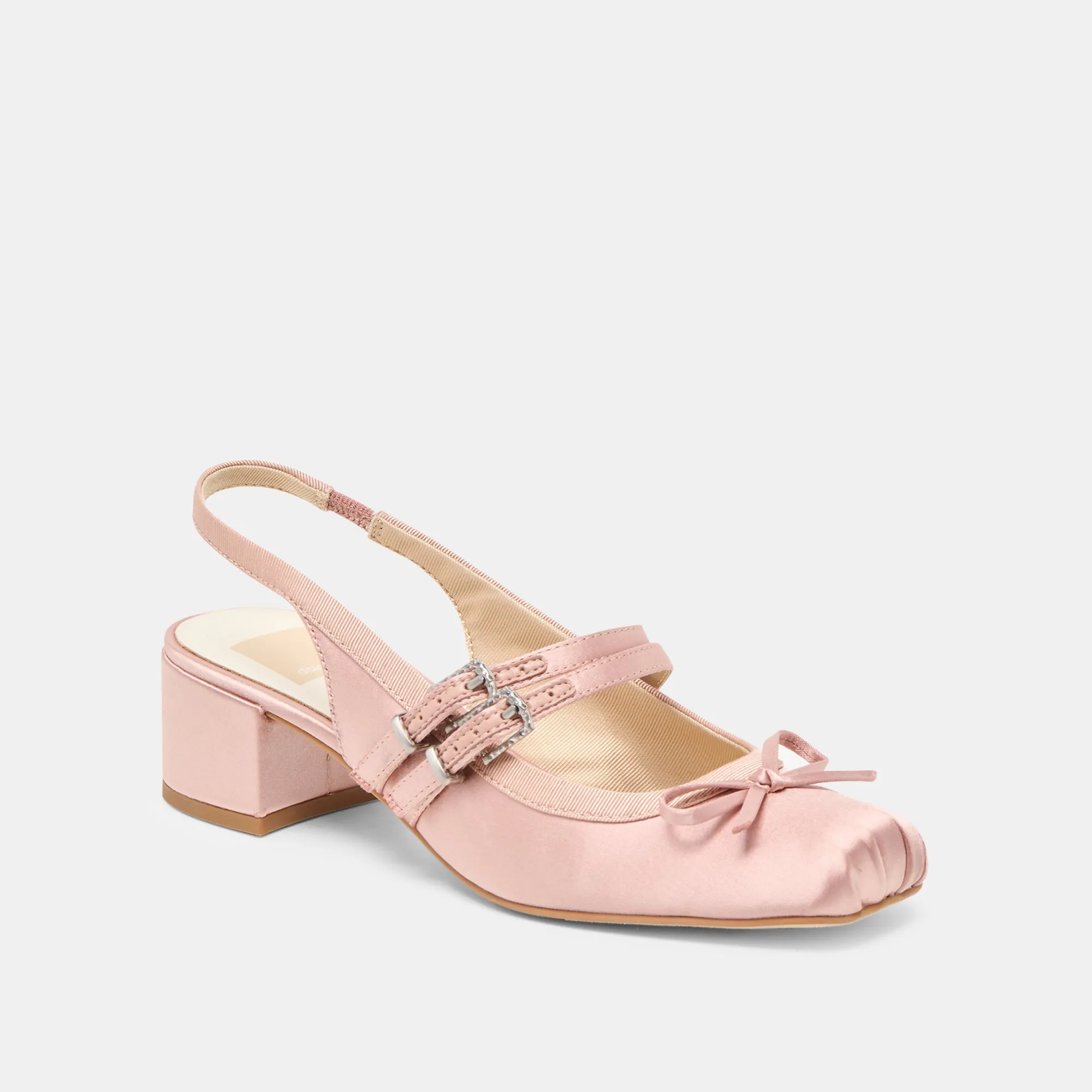 LORIS HEELS BLUSH SATIN Lightweight Cushioning Buy Glow