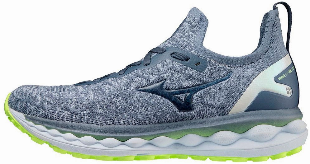 Mizuno Wave Sky Neo 2 Womens Running Shoes - Blue country roads Aerodynamic Frame