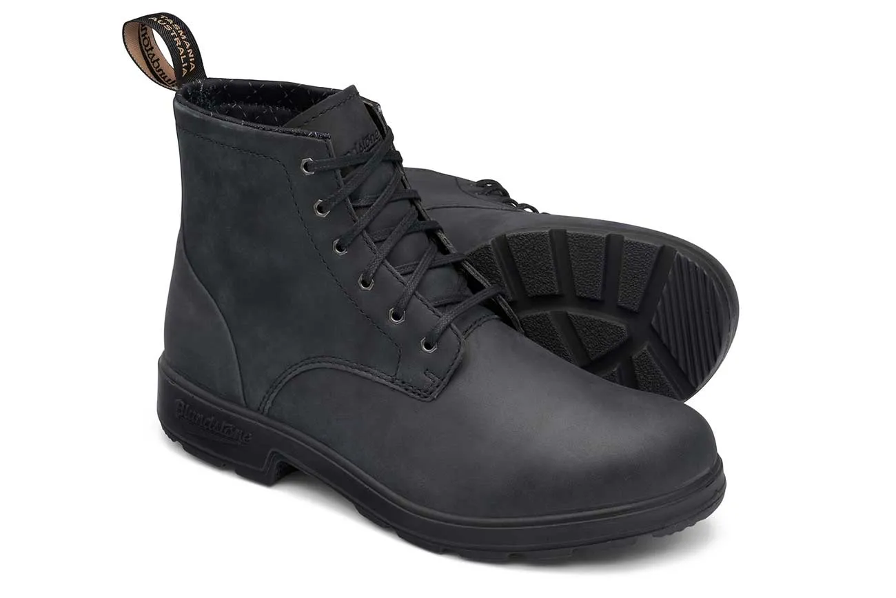 Blundstone #1931 Rustic Black Flat Sole Low Rise