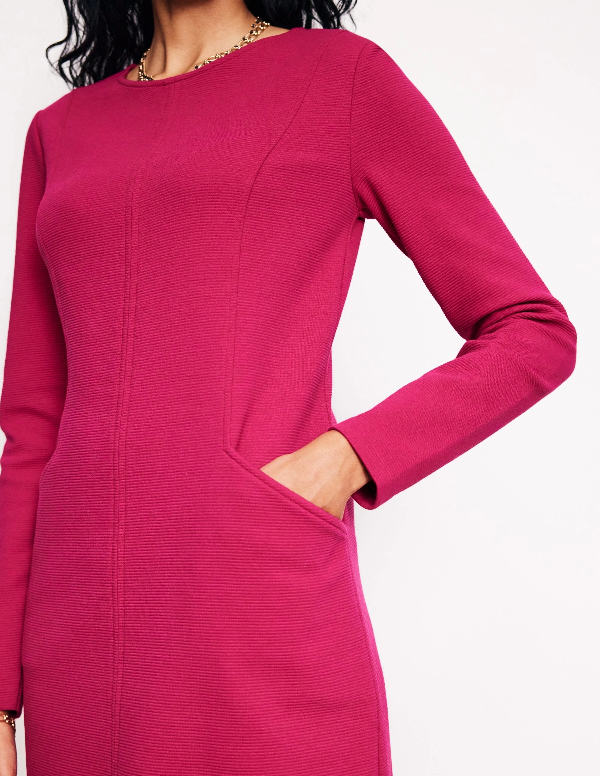 Ellen Ottoman Dress-Cherry Jam hypoallergenic