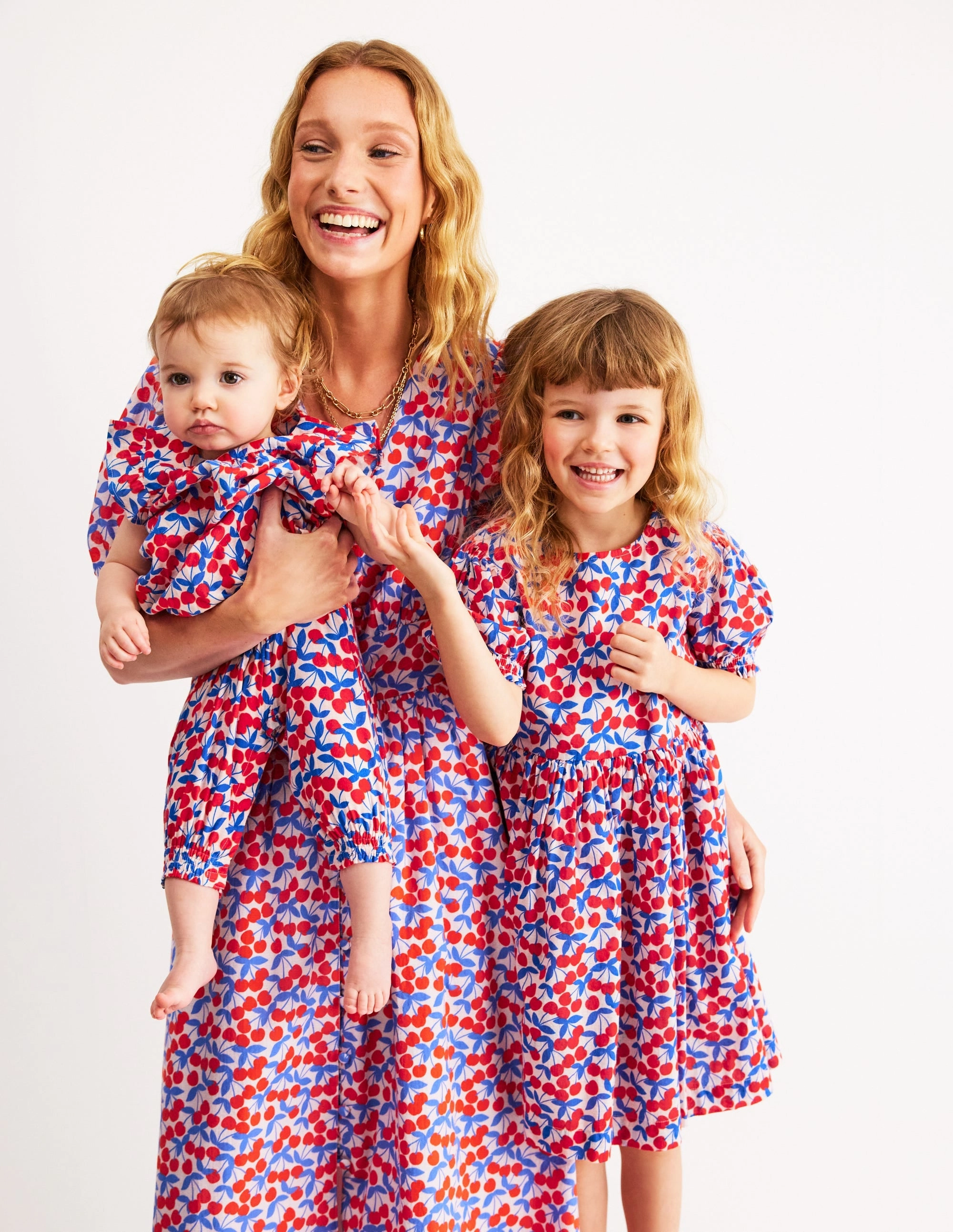 Street Mood Madeline Woven Dress-Chalk Pink Cherries