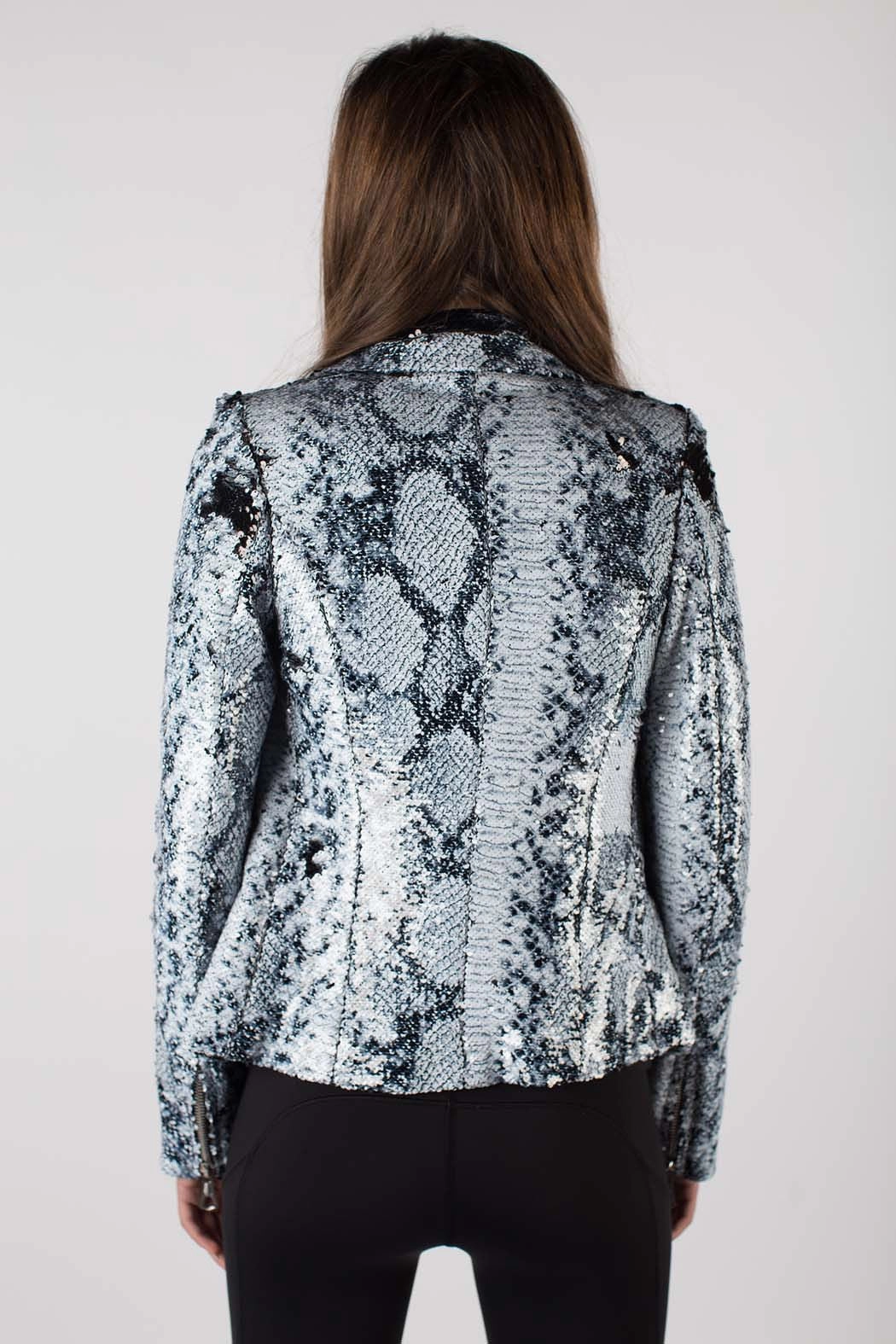 Thermal wear Earrings Any Old Iron Whitesnake Sequin Moto jacket