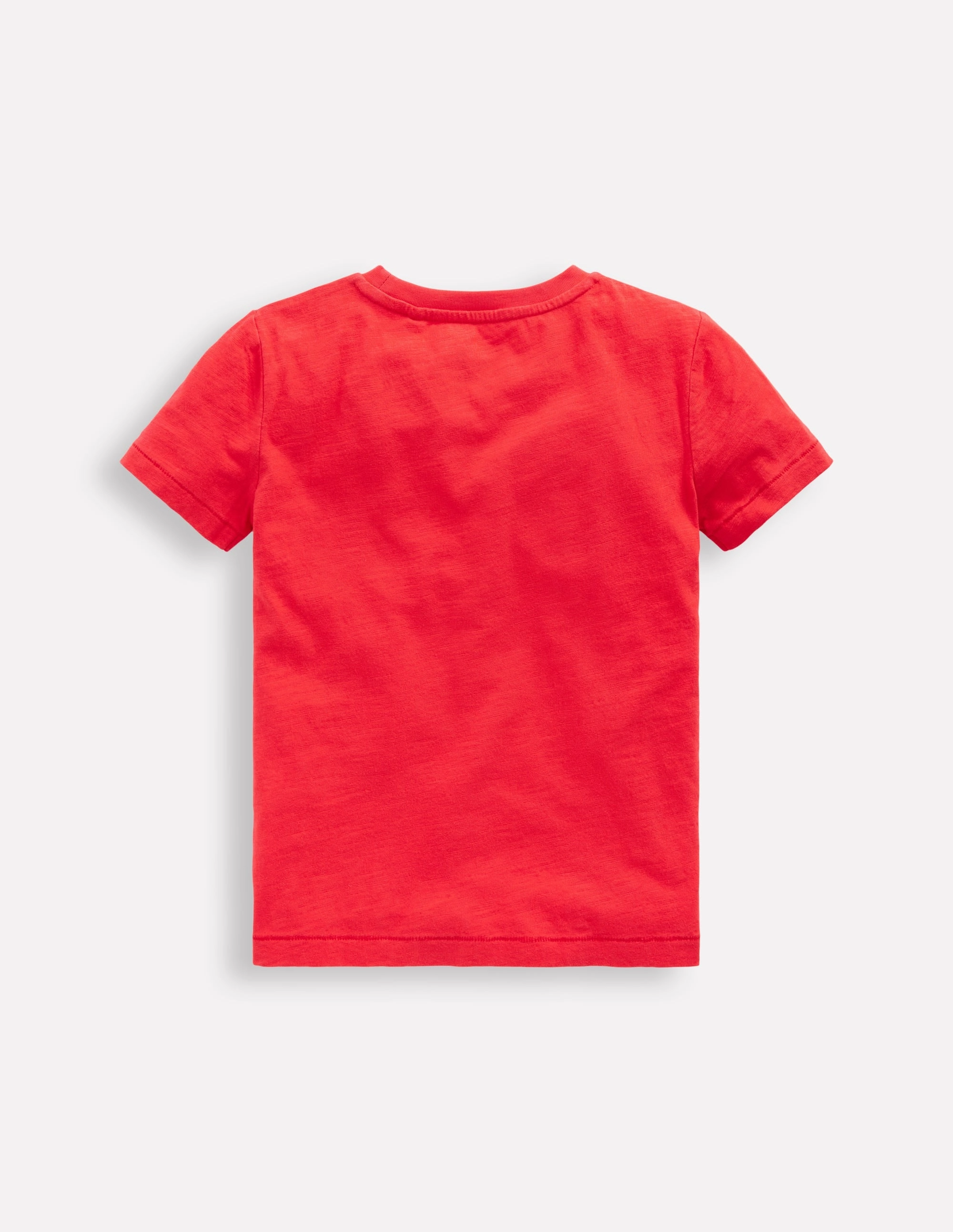 Travel Comfort Style Everyday Short Sleeve T-Shirt-Poppy Red