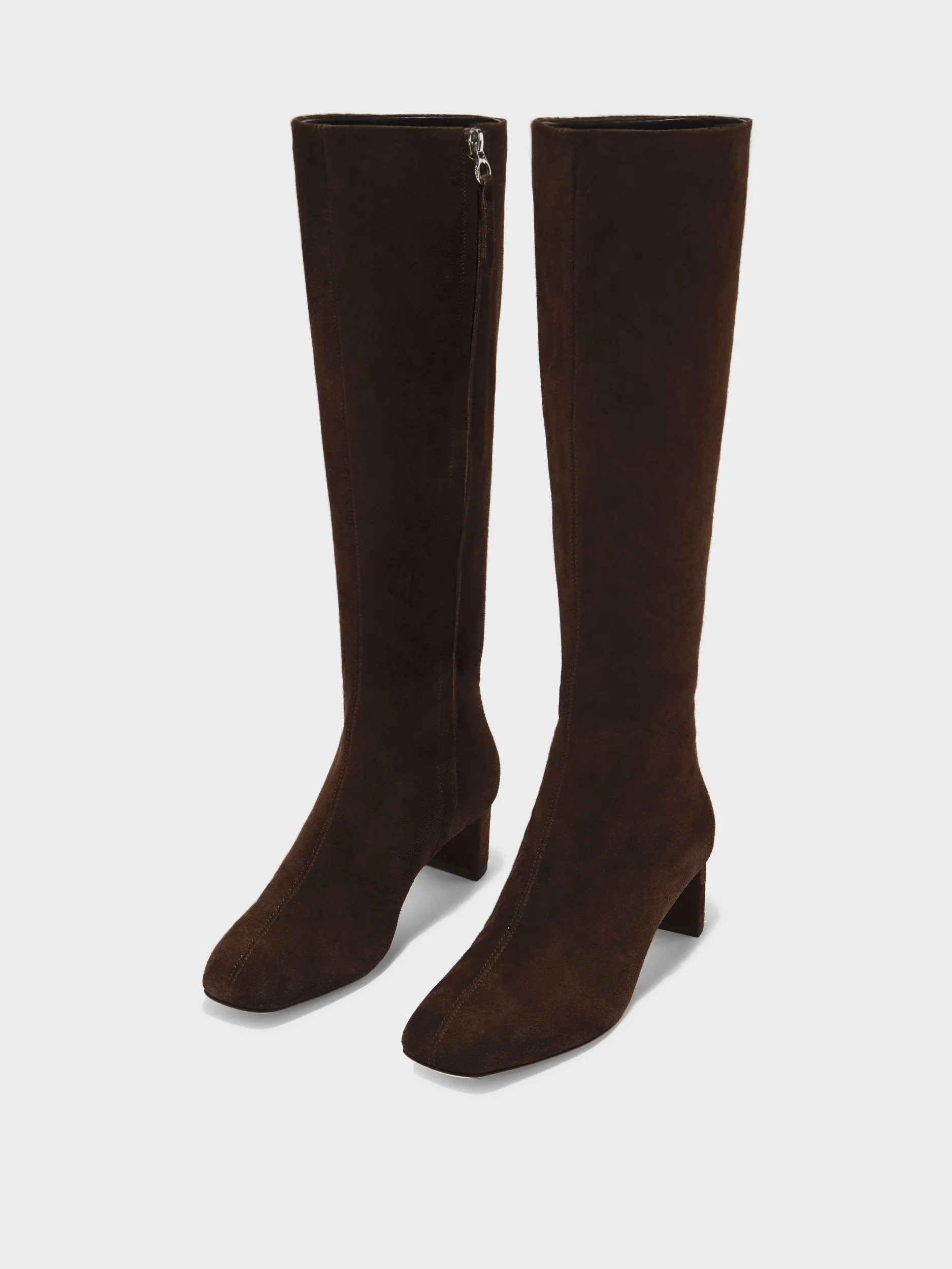 Marty Suede Knee-High Boots Tear-resistant Fashionable Look
