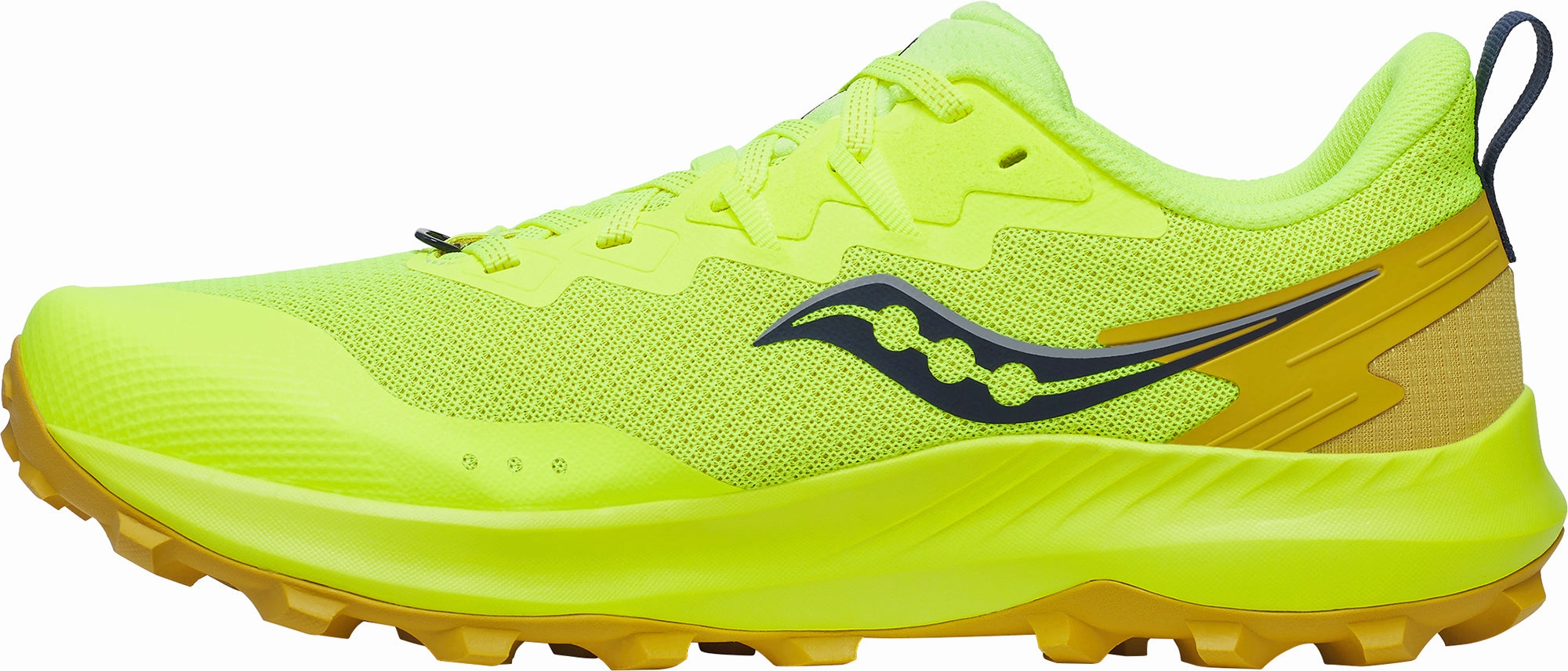 short - distance shoes Saucony Peregrine 14 Mens Trail Running Shoes - Yellow