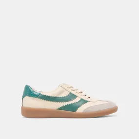 MERIT SNEAKERS WHITE GREEN LEATHER Stylish Design Multi   Purpose Use