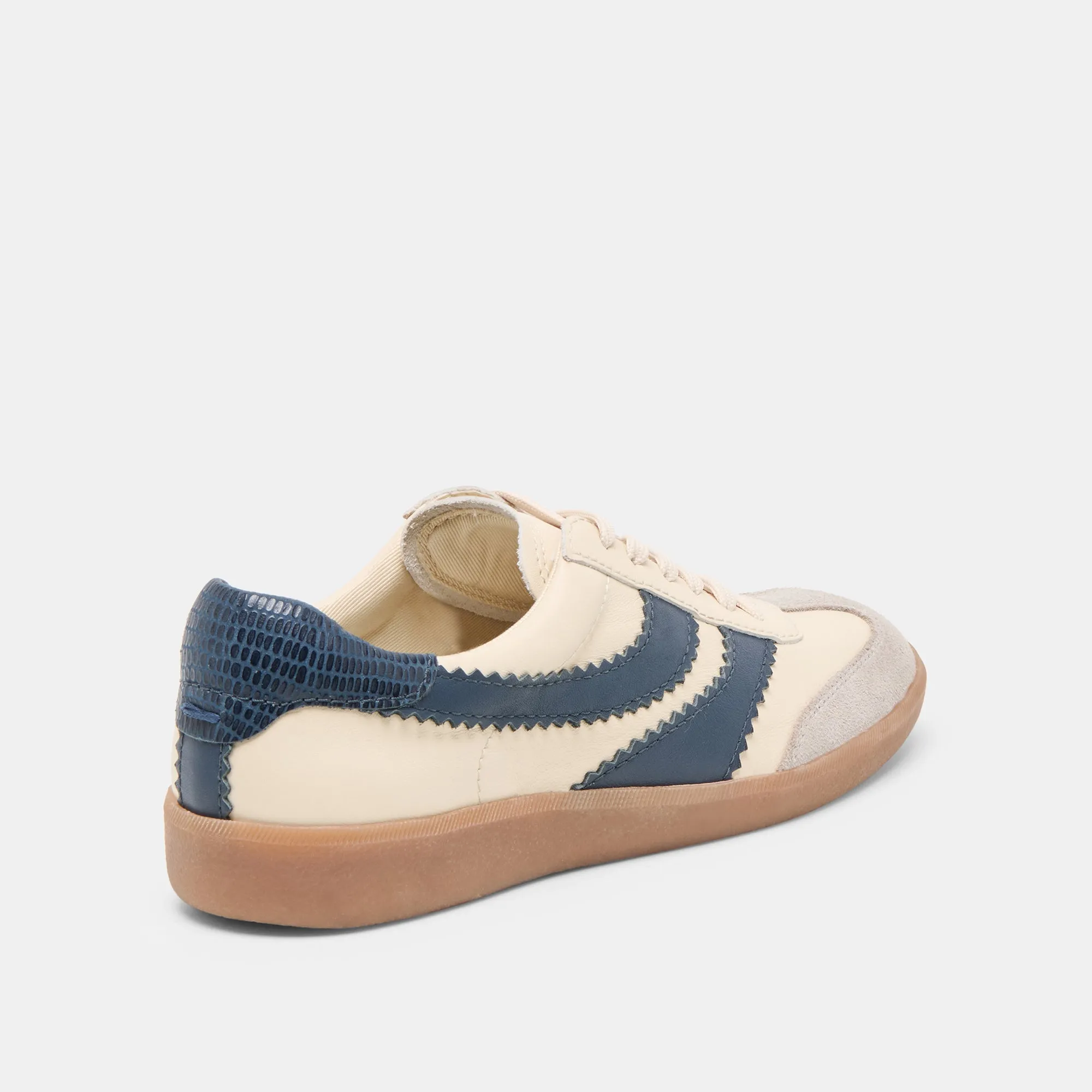 MERIT SNEAKERS WHITE NAVY LEATHER TPE Injection Midsole