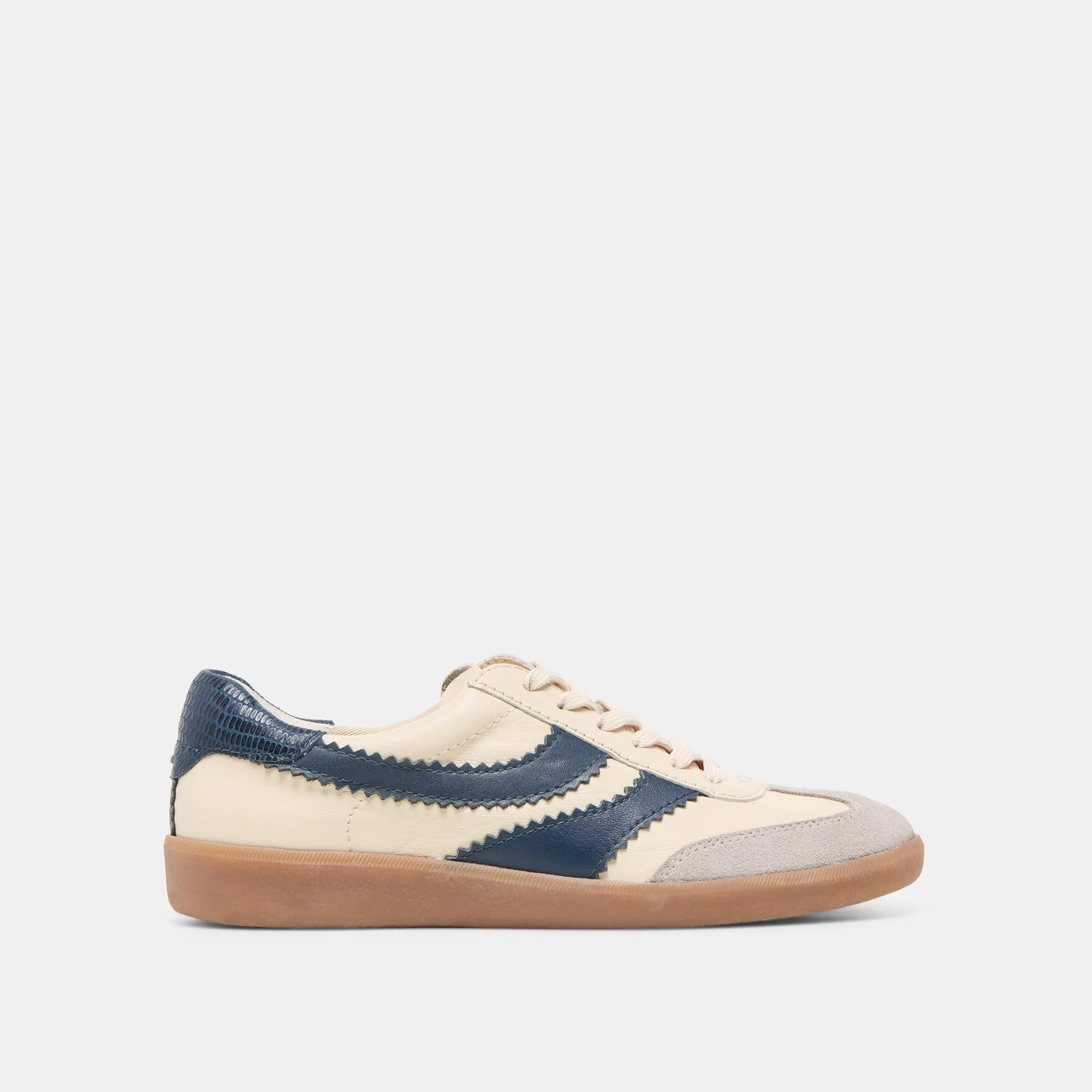 Hyperlock Technology MERIT SNEAKERS WHITE NAVY LEATHER