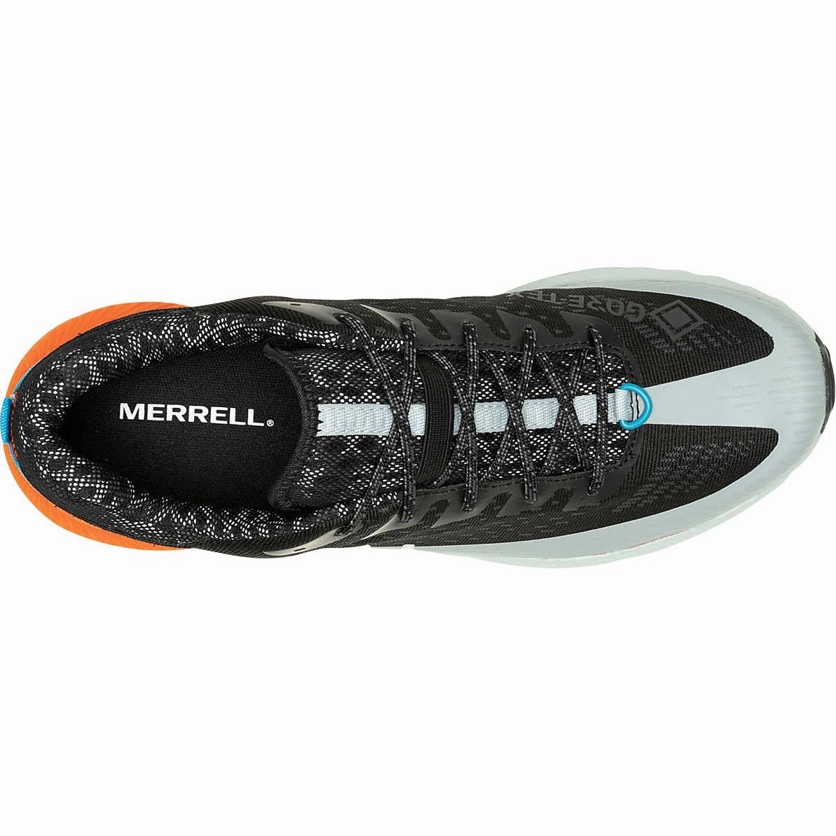 continuous running shoe adaptability Merrell Agility Peak 5 GORE-TEX Mens Trail Running Shoes - Black