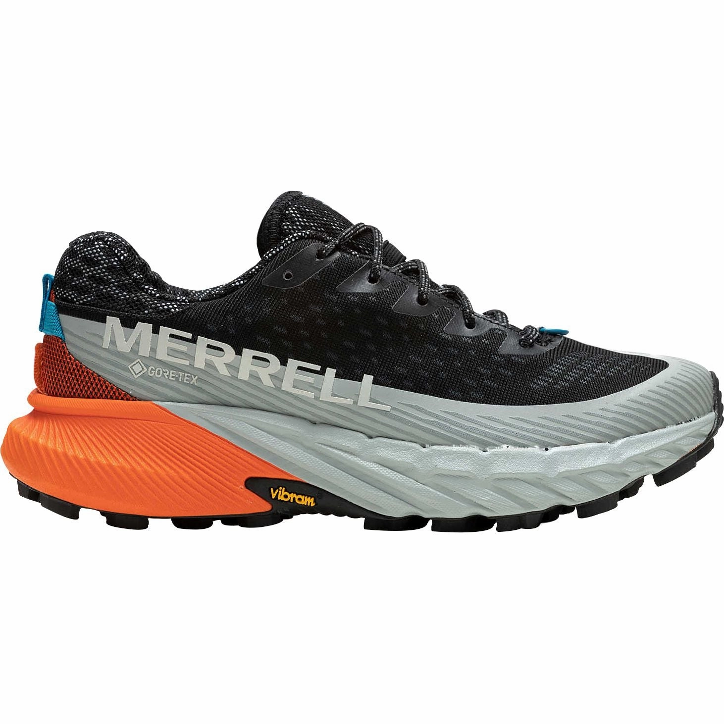 Merrell Agility Peak 5 GORE-TEX Womens Trail Running Shoes - Black Performance Engineering TPU plate