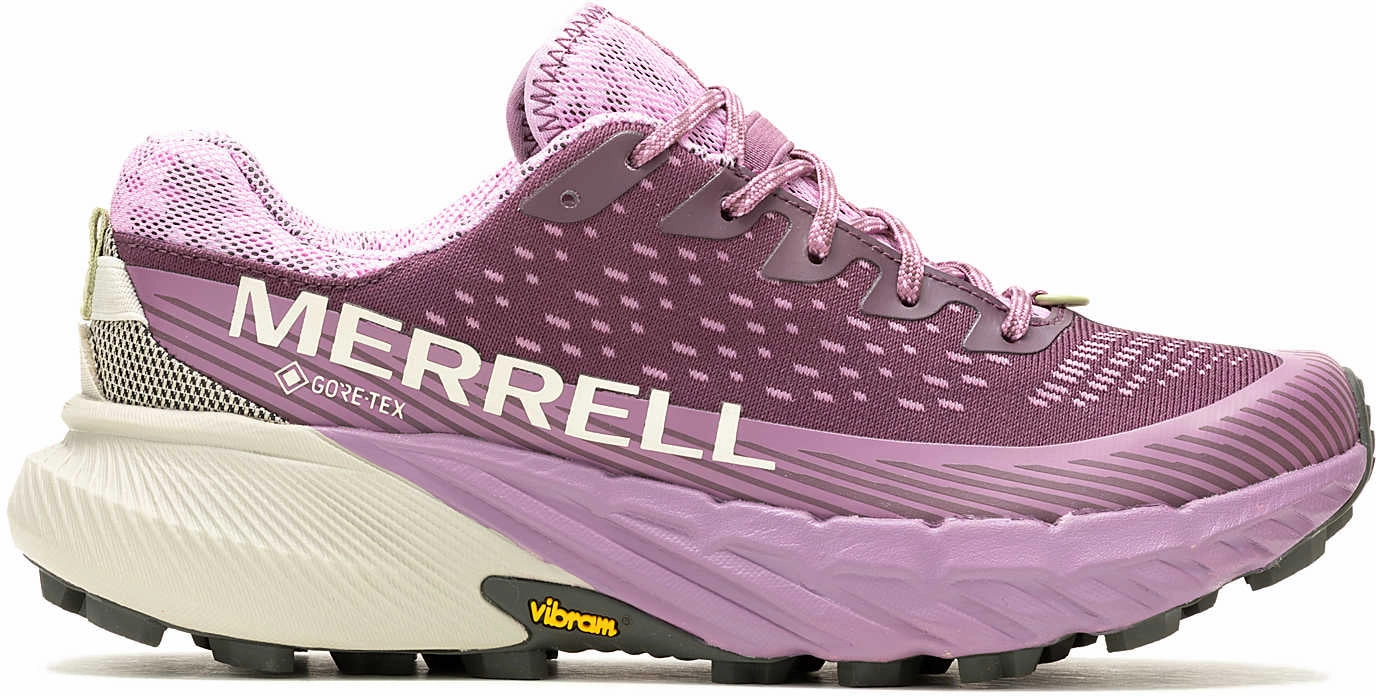 Merrell Agility Peak 5 GORE-TEX Womens Trail Running Shoes - Purple fartlek - run shoes Soft Straps