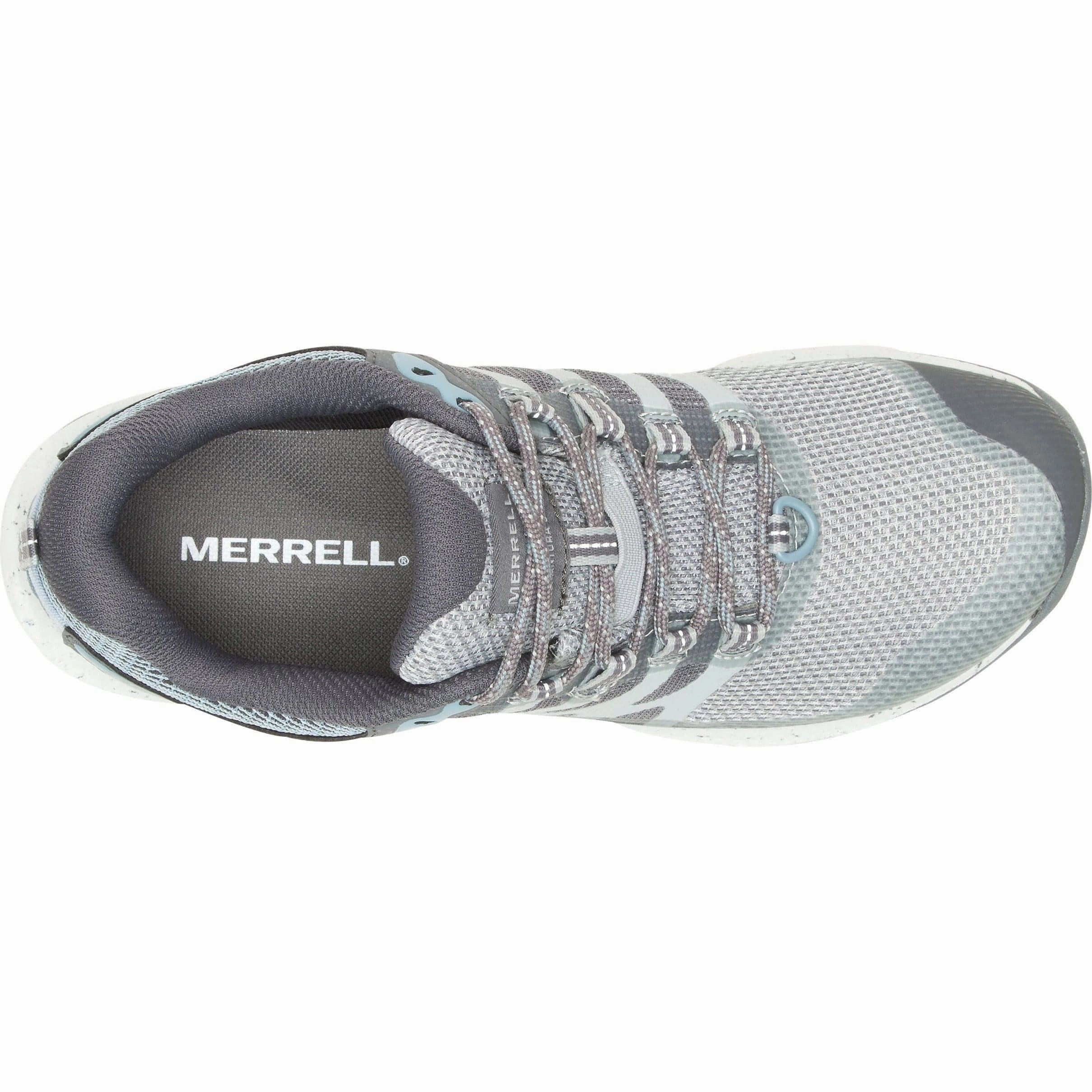 Merrell Antora 3 GORE-TEX Womens Trail Running Shoes - Blue park - runner heart health