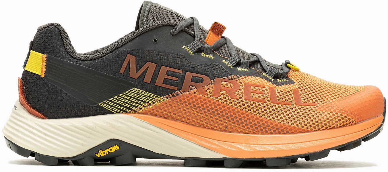 Merrell MTL Long Sky 2 Mens Trail Running Shoes - Orange Heel Counter Stabilization Fitness routine