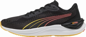 Puma Electrify Nitro 3 Mens Running Shoes - Black gel - cushioned shoes