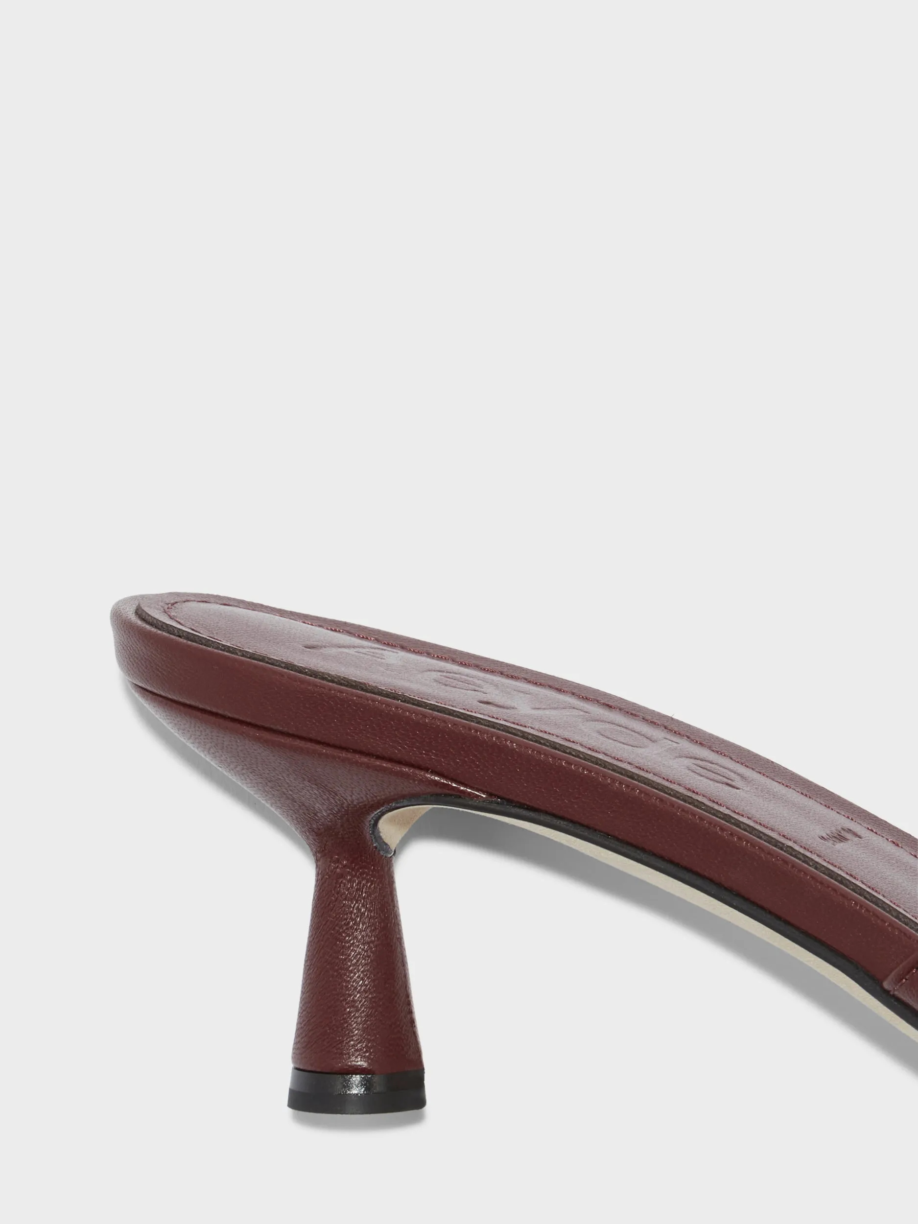 Heel Booties Designer Stilettos Vero Leather Mules