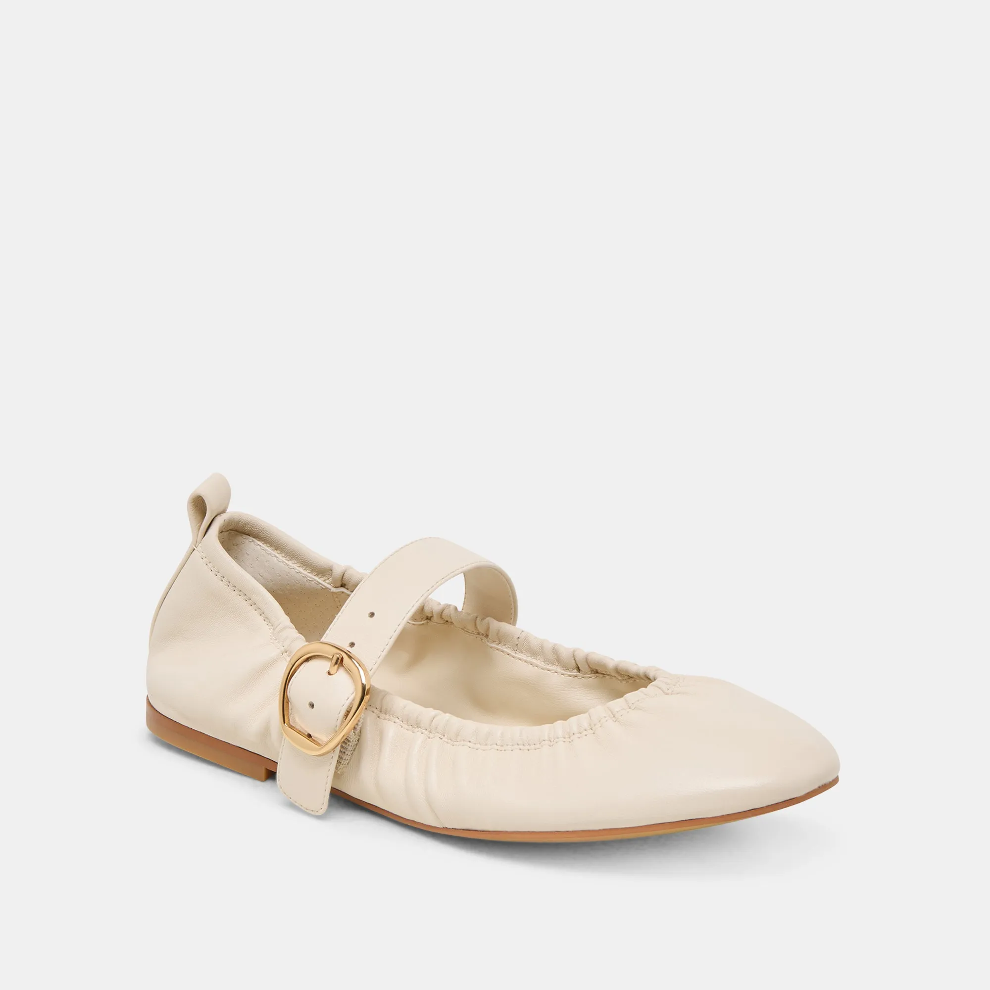 Bus stop Fit Glow CAELY BALLET FLATS BONE LEATHER