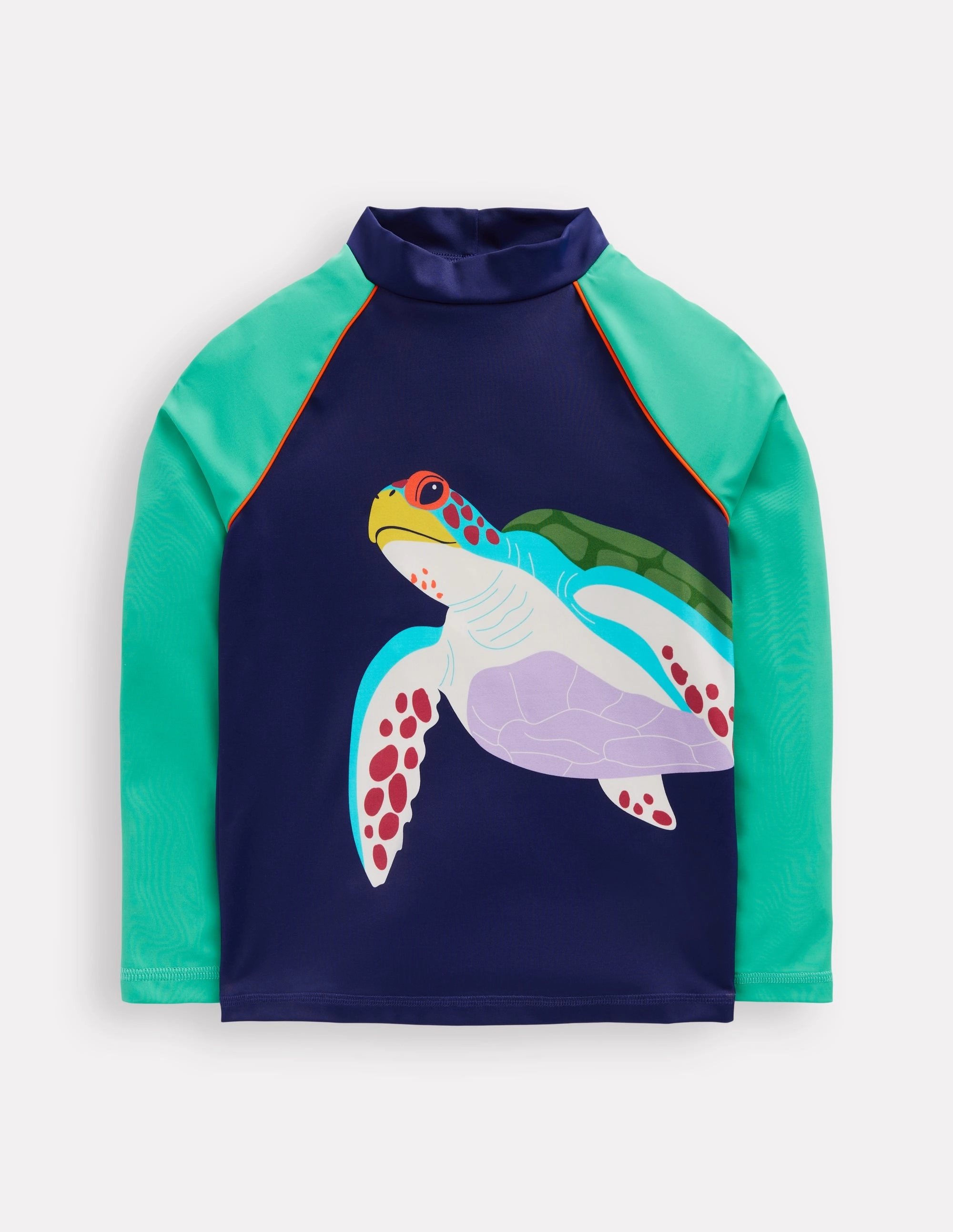 Logo Rash Vest-Starboard Blue Turtle Pool Ready Sand Resistant Outer Layer
