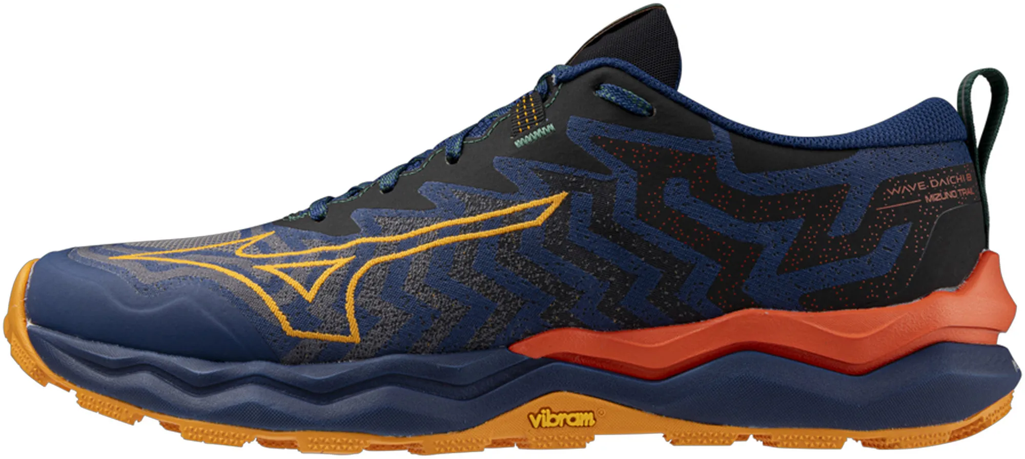 joggers' requirement Mizuno Wave Daichi 8 Mens Trail Running Shoes - Blue