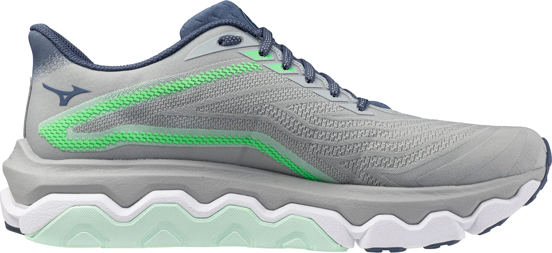 Mizuno Wave Horizon 8 Mens Running Shoes - Grey Thermoplastic Polyurethane Heel Counter