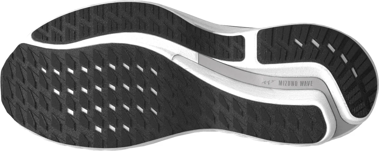 cushioned flexible shoes Mizuno Wave Inspire 21 WIDE FIT (D) Womens Running Shoes - Black