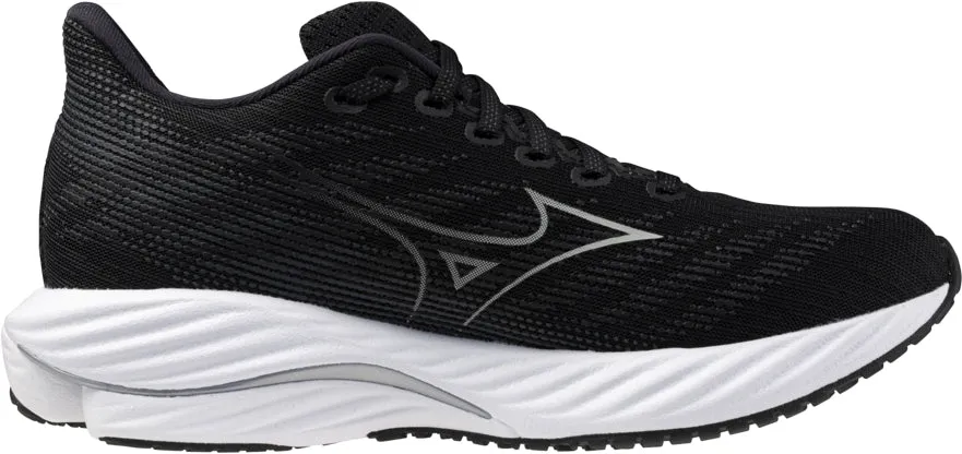 Mizuno Wave Rider 28 WIDE FIT (D) Womens Running Shoes - Black shock - absorbing insoles