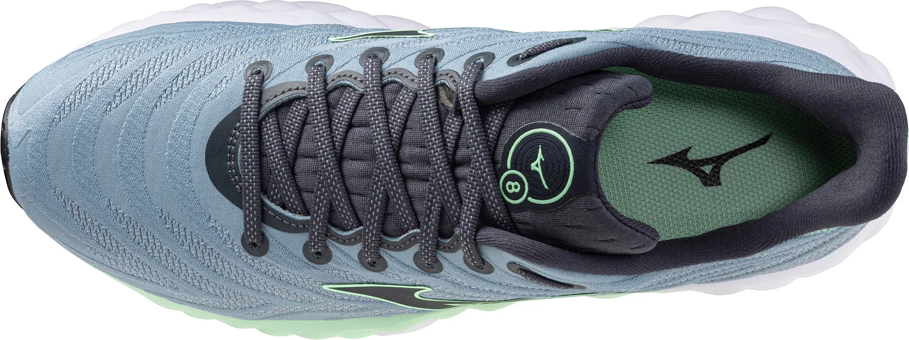 Reactive Propulsion Plate Mizuno Wave Sky 8 Mens Running Shoes - Blue