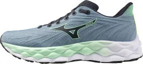 Mizuno Wave Sky 8 Mens Running Shoes - Blue decline running shoes Non Chafing Collar