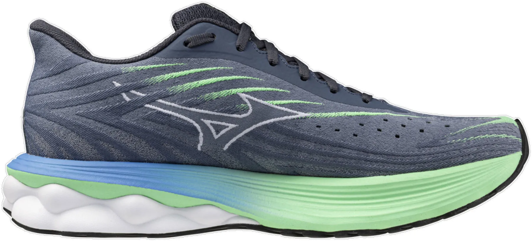 Mizuno Wave Skyrise 6 Mens Running Shoes - Blue Bright color selection