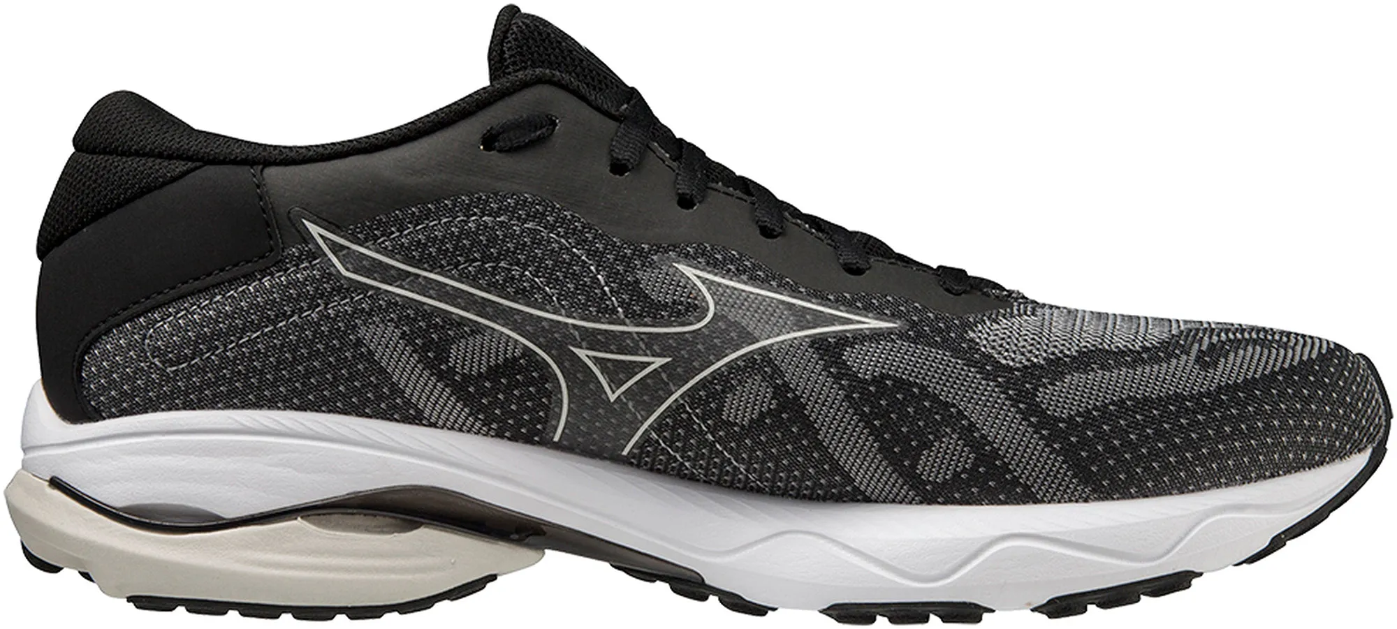 Mizuno Wave Ultima 14 Mens Running Shoes - Black Heel Lock Mechanism